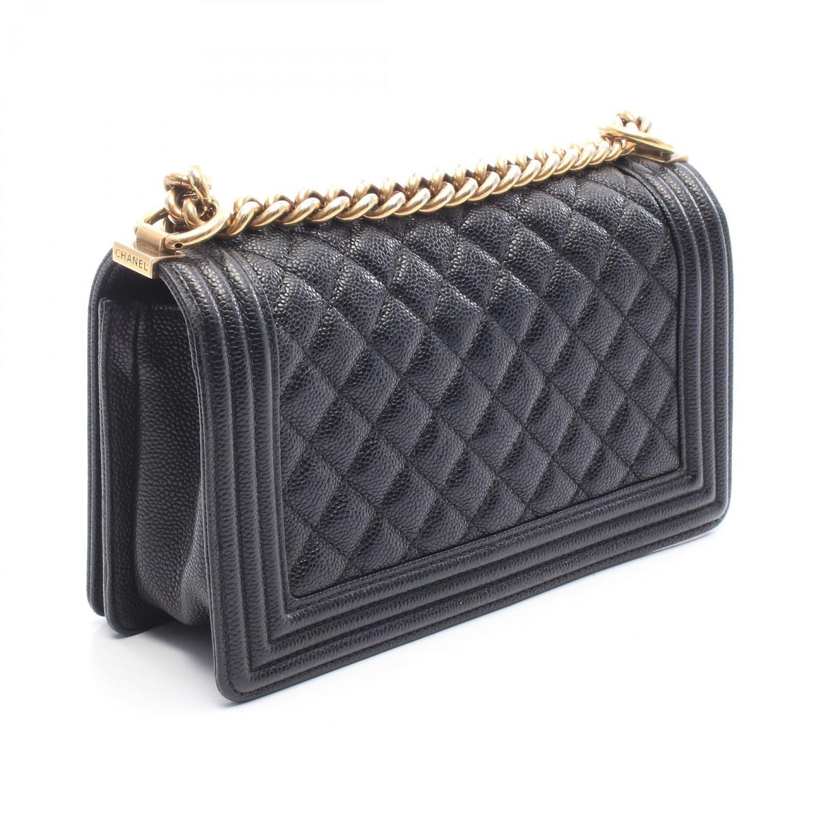 CHANEL Black Boy chanel Grained Calfskin leather A67086 2104102539135