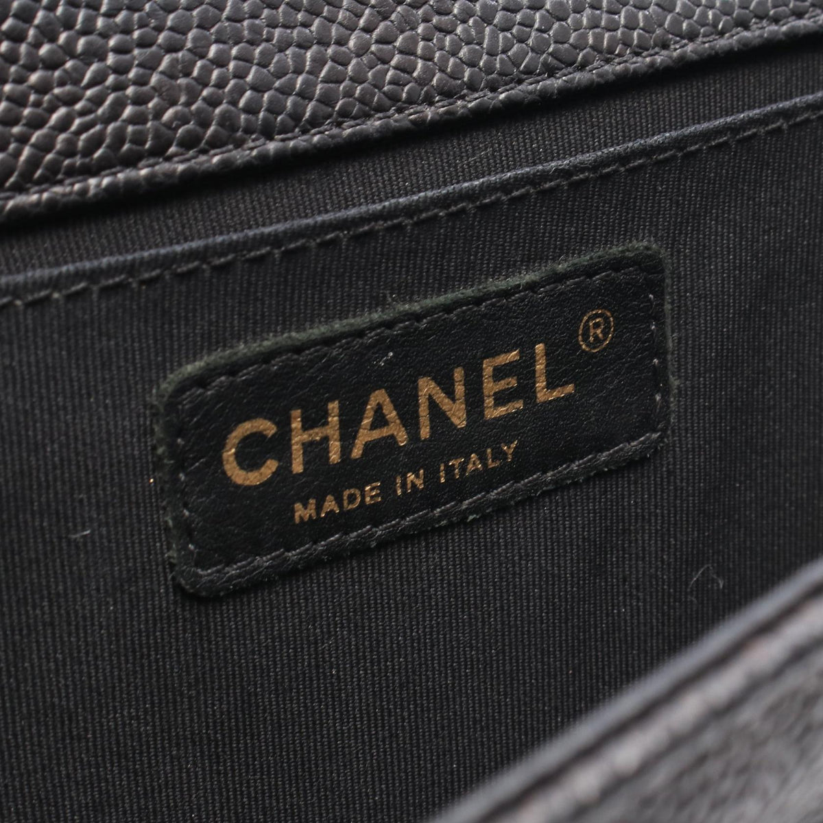 CHANEL Black Boy chanel Grained Calfskin leather A67086 2104102539135