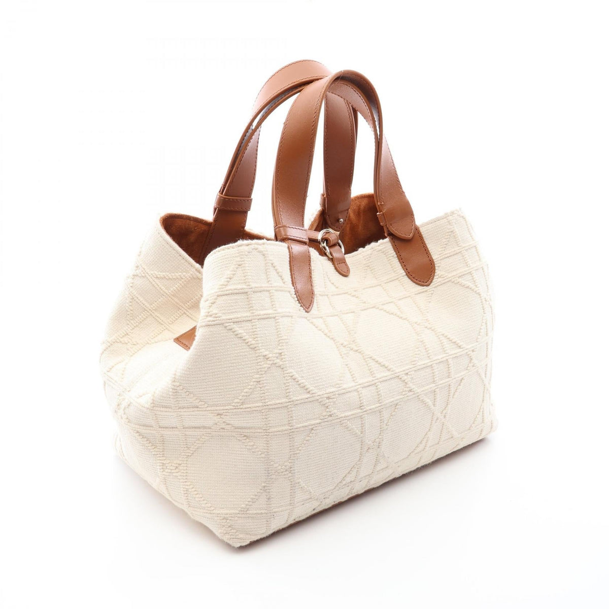 Dior Toujours Medium Handbag Beige/Brown canvas�leather 2107601179369