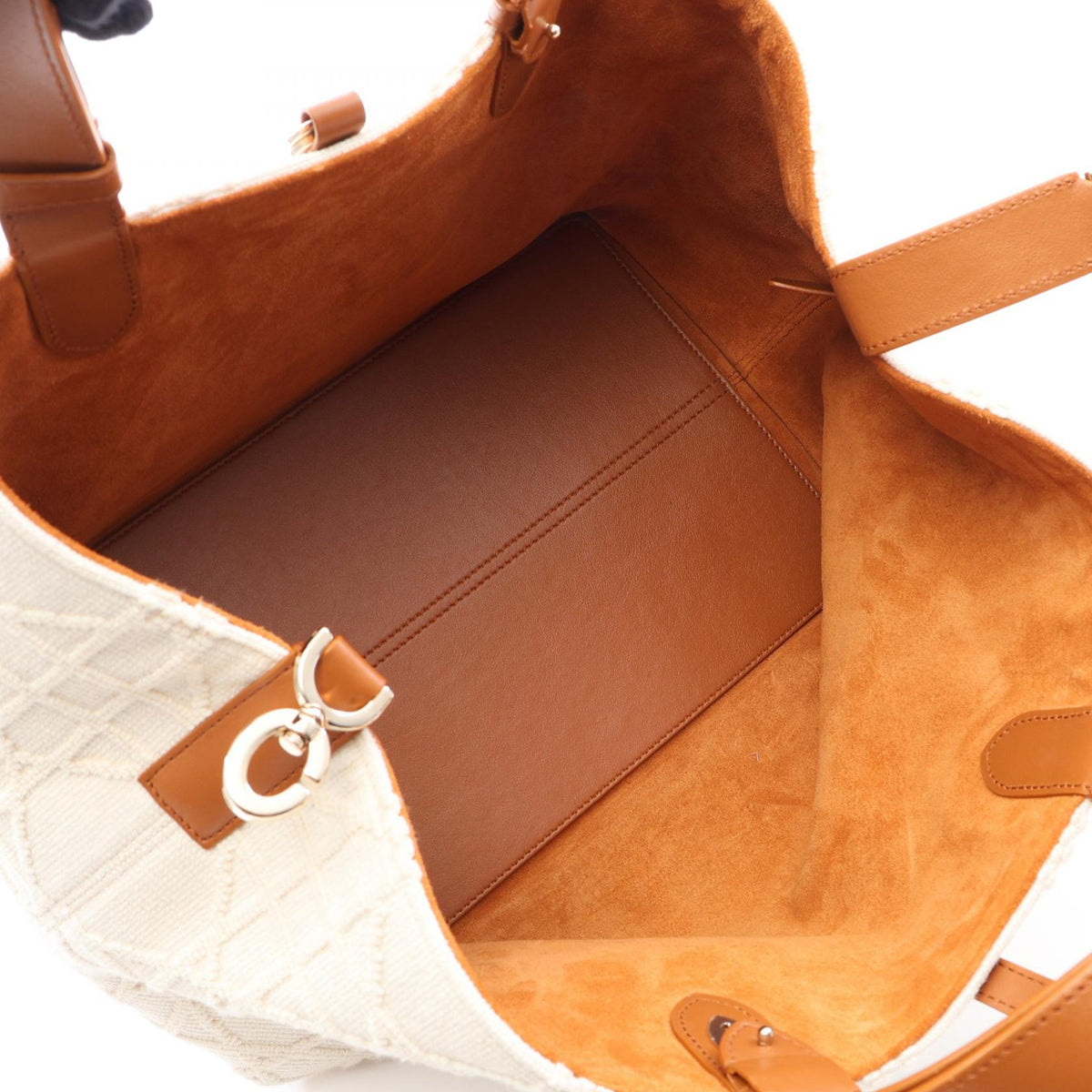 Dior Toujours Medium Handbag Beige/Brown canvas�leather 2107601179369