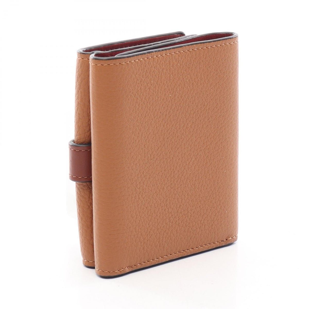 LOEWE Trifold wallet Tri-fold wallet Brown leather 2100301256019