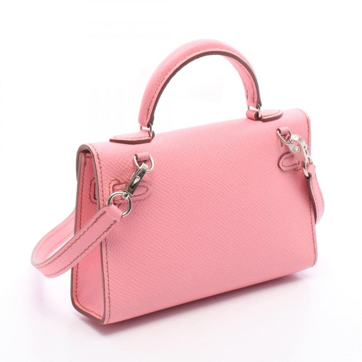 HERMES Tiny Kelly 2WAY HandbagPink Pink Pink Epsom Other Epsom 2104102538336