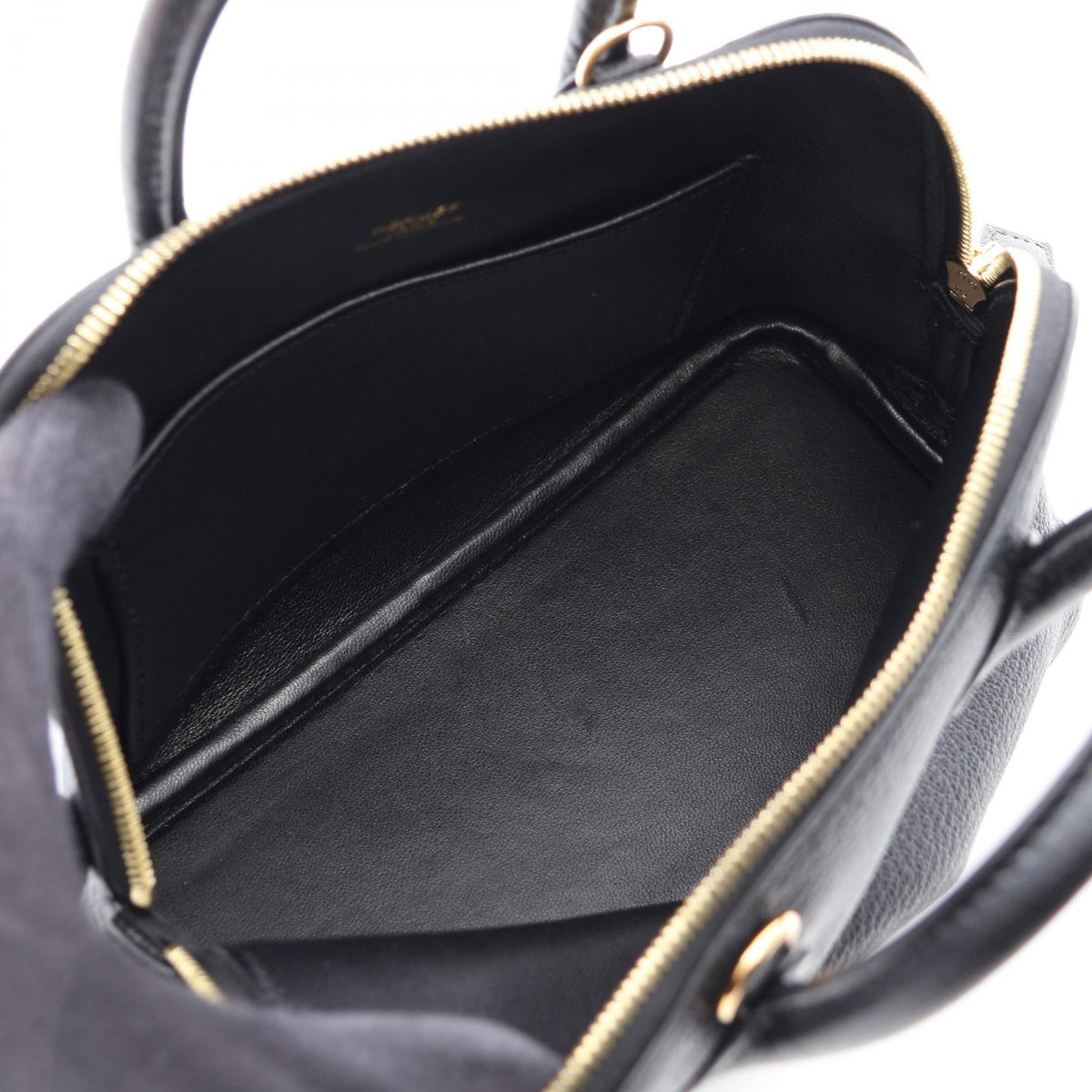 HERMES Bolide1923 Mini 2WAY Handbag Black Chevre Other Chevre 2107601178768