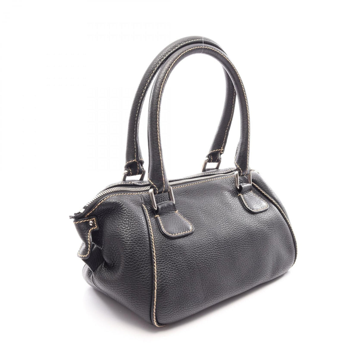 CHANEL Black Logo fringe leather 2107400259927
