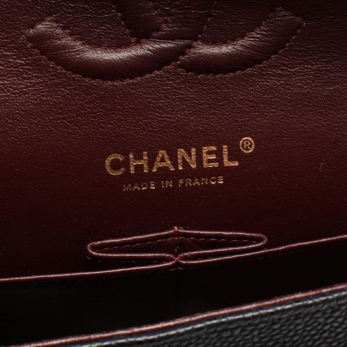 CHANEL Black Matelasse W flap Grained Calfskin leather A01112 2106800642629