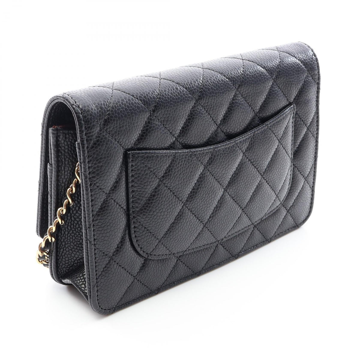 CHANEL Black Matelasse Grained Calfskin leather AP0250 2106800642667