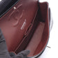 CHANEL Black Matelasse W flap Grained Calfskin leather A01112 2106800642636