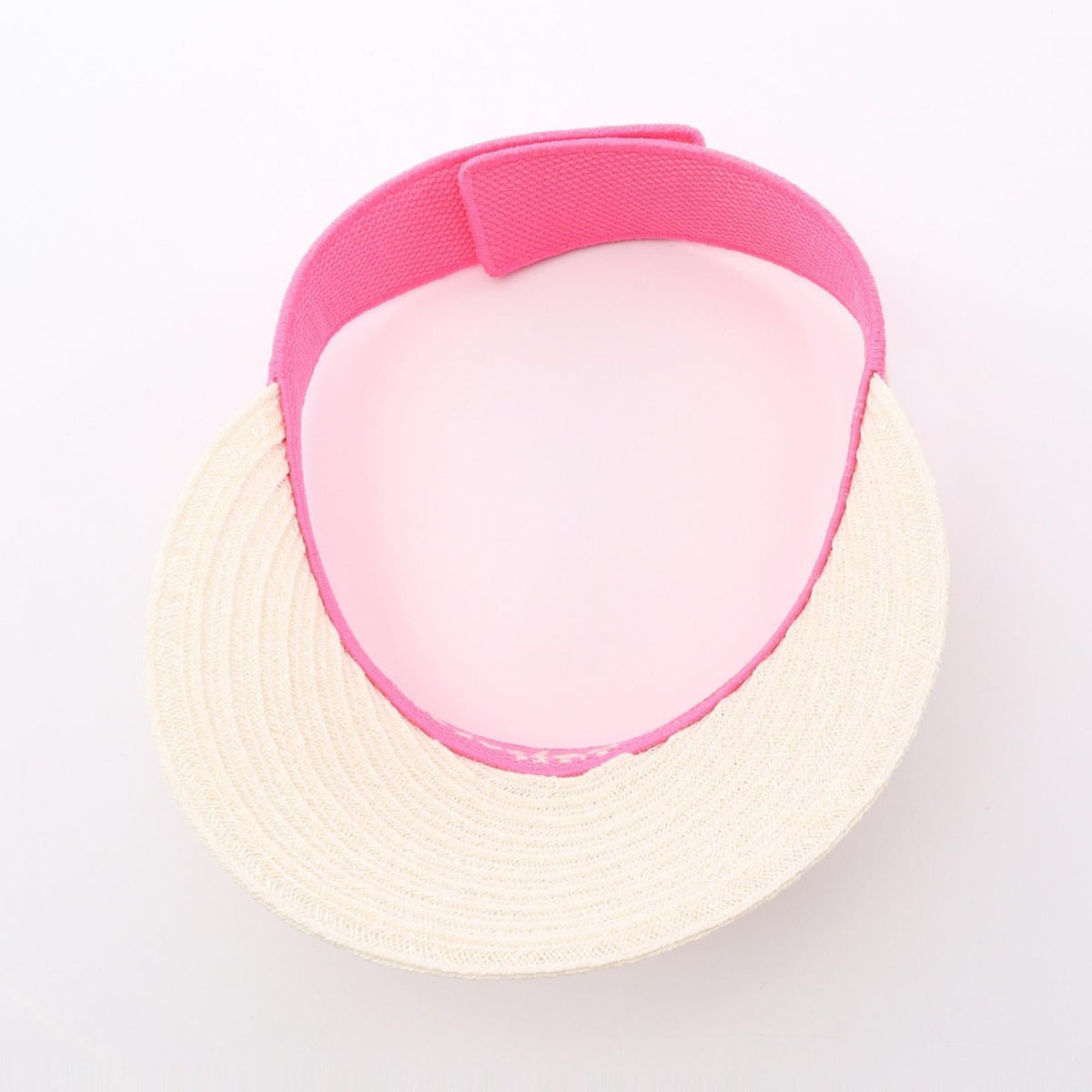 Dior logo Sun visor Pink/White/Beige Other paper 2104102534949
