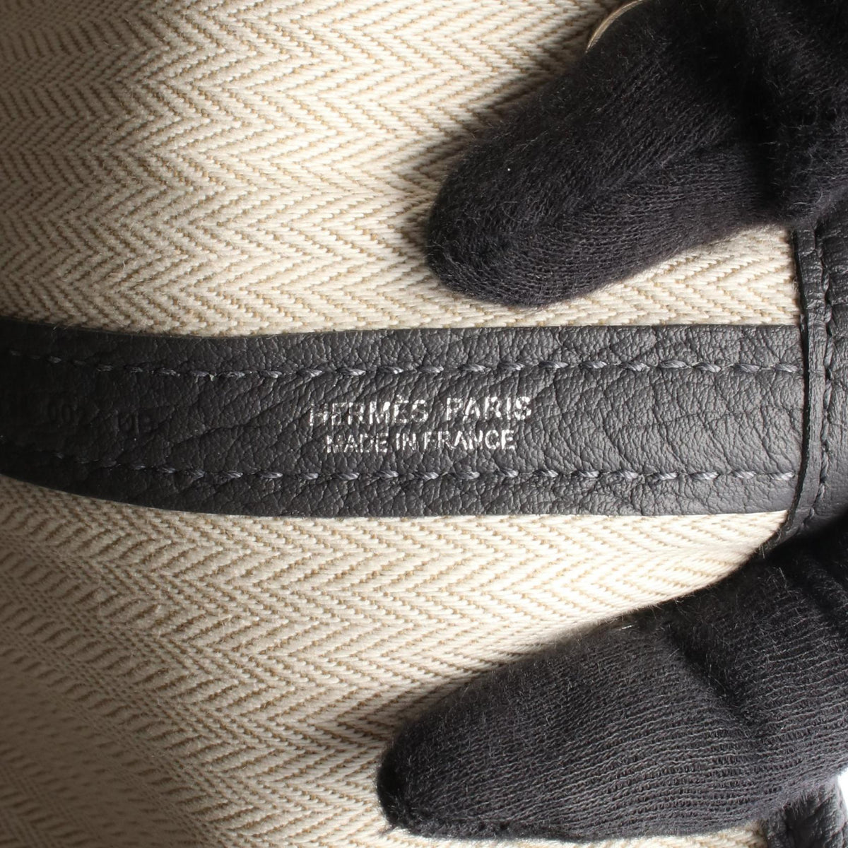 HERMES Garden party TPM Tote Bag Gray Gris misty Negonda leather leather Negonda leather 2107601178553