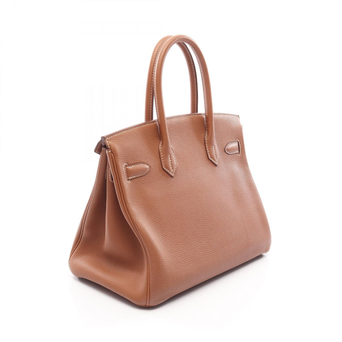 HERMES Birkin 30 Gold Handbag Brown Togo leather Other Togo leather 2121500001125