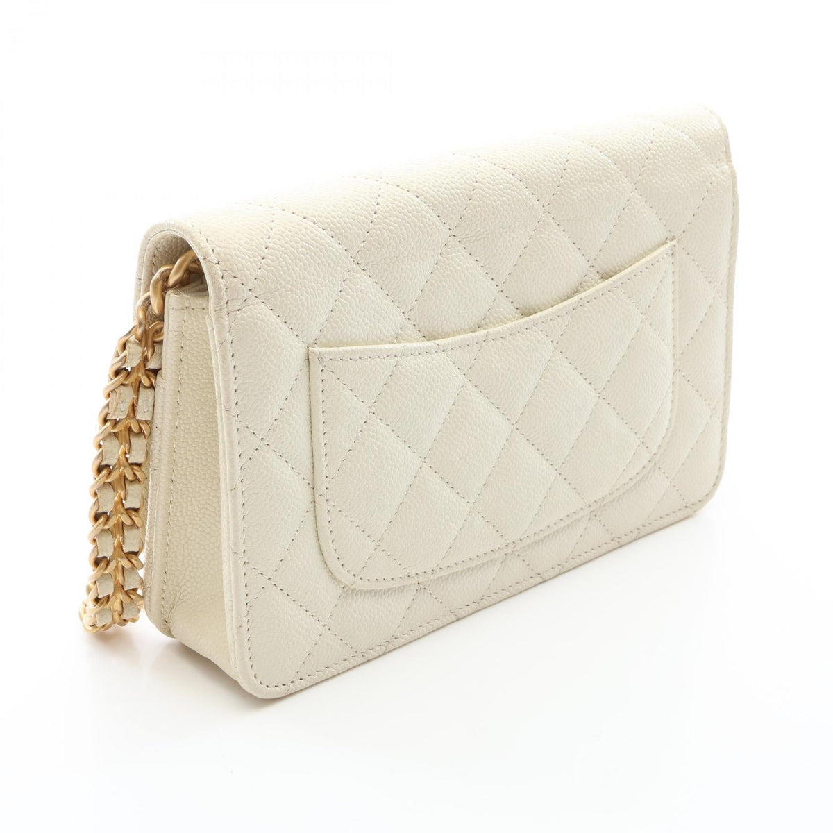 CHANEL Beige Matelasse Grained Calfskin leather 2106800643039