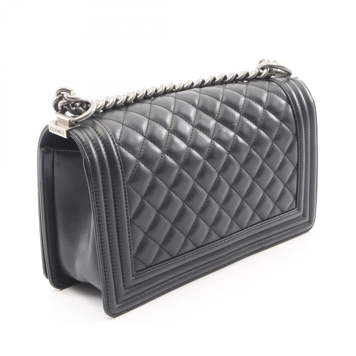 CHANEL Black Boy chanel Lambskin (sheep leather) A67086 2101220097462