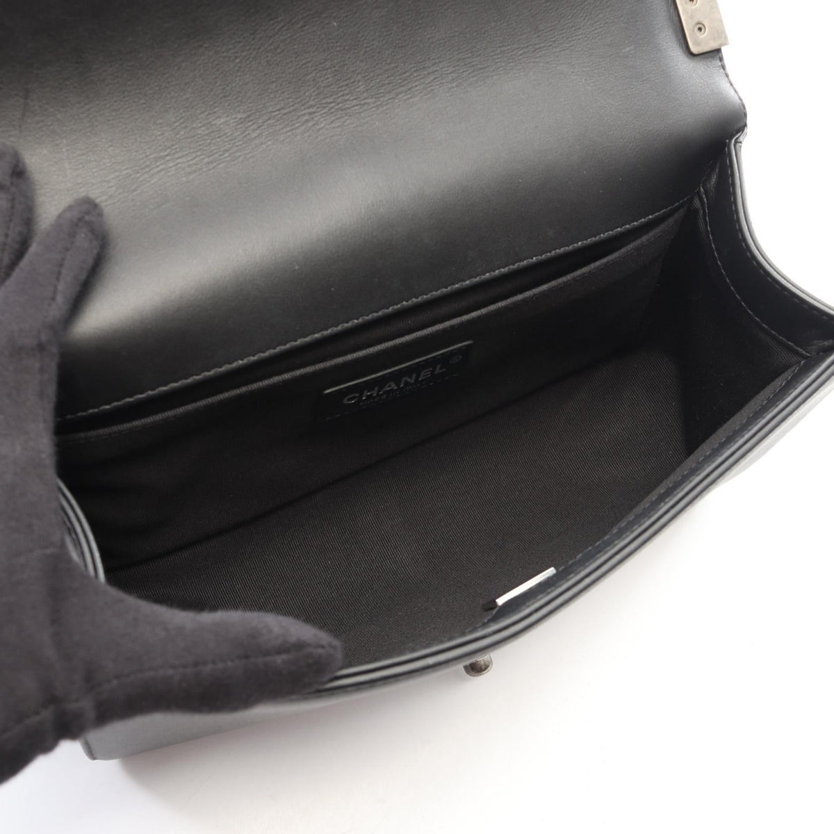 CHANEL Black Boy chanel Lambskin (sheep leather) A67086 2101220097462