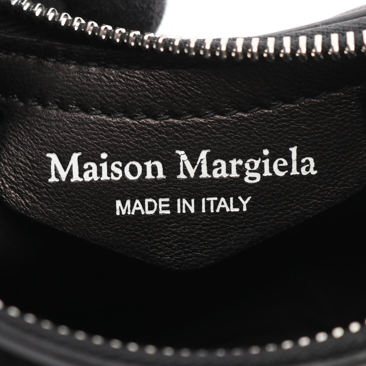 MM6 Glam Slam Hobo Micro Shoulder Bag Black leather SB1WG0021P4300T8013 2101219724898
