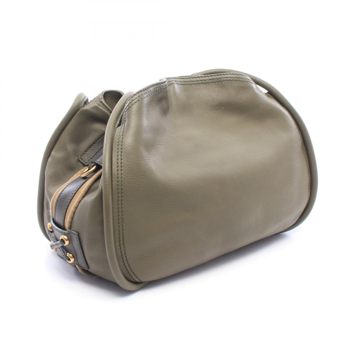 Dior Lattice Messenger Shoulder Bag Khaki leather 2101220064358