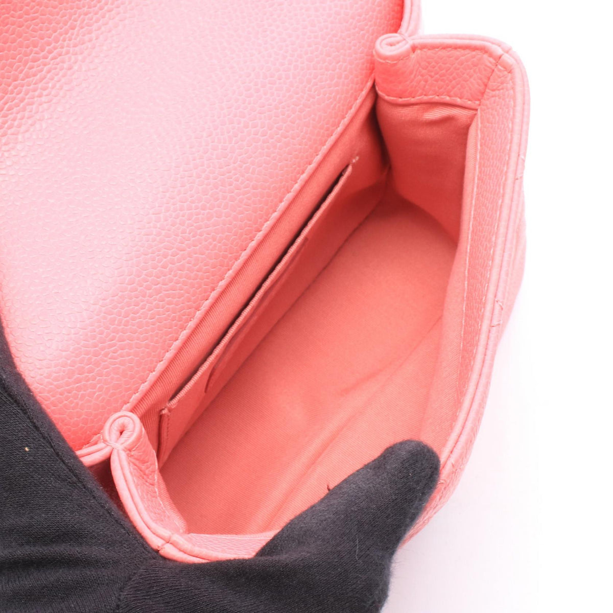 CHANEL Pink Mini Matelasse Grained Calfskin leather AS1784 2120300060141