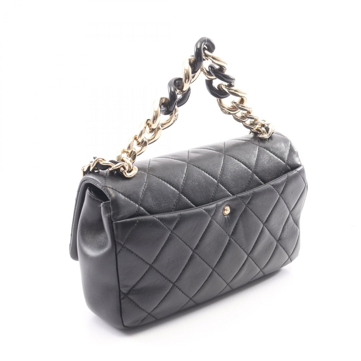 CHANEL Black Matelasse 2WAY Lambskin (sheep leather) 2107601179888