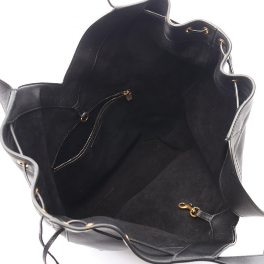SAINT LAURENT PARIS Y Hobo Tote Bag Black leather 2101220142322