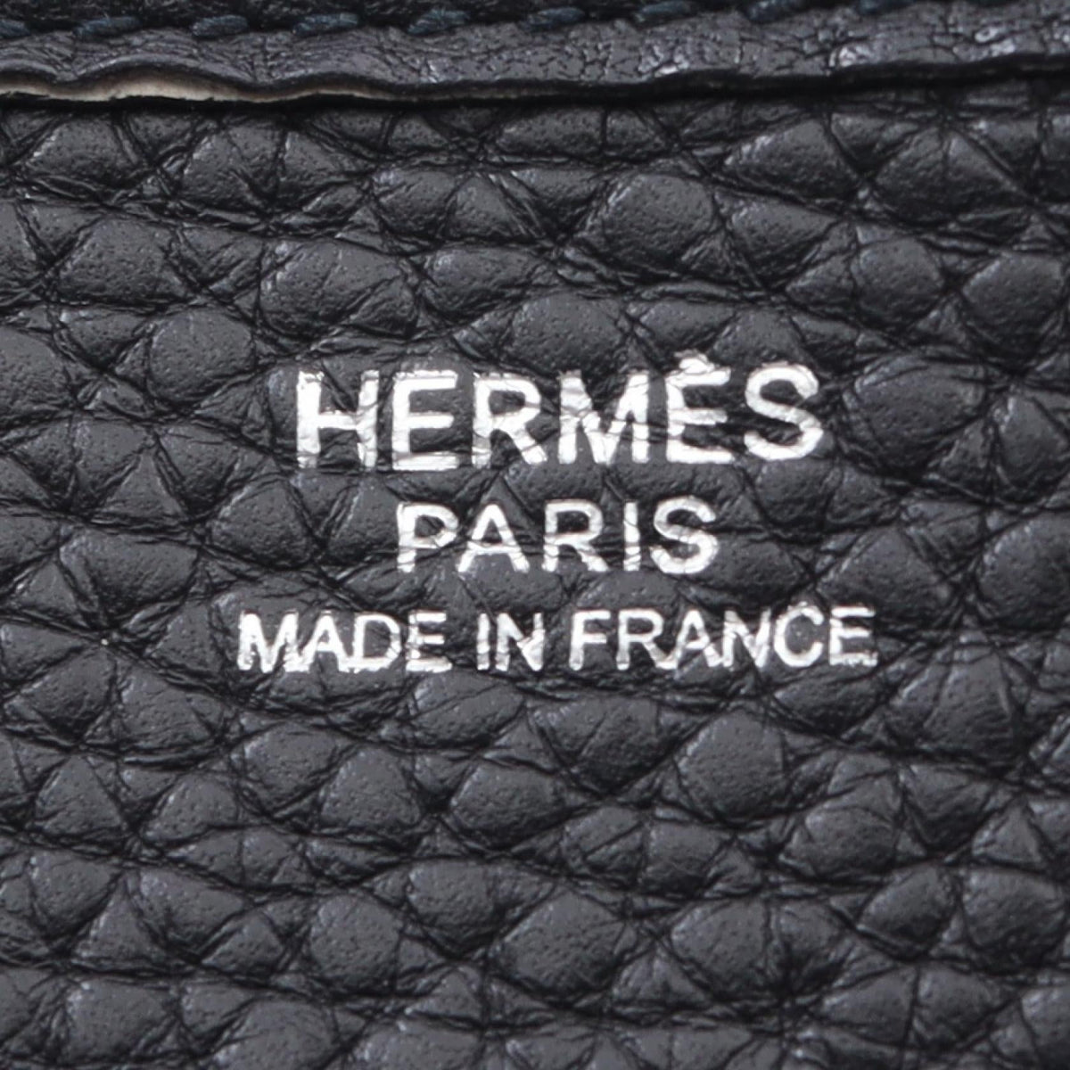 HERMES Evelyne 2 de GM Shoulder Bag Black Other Taurillon Clemence Clemence 2101220141875