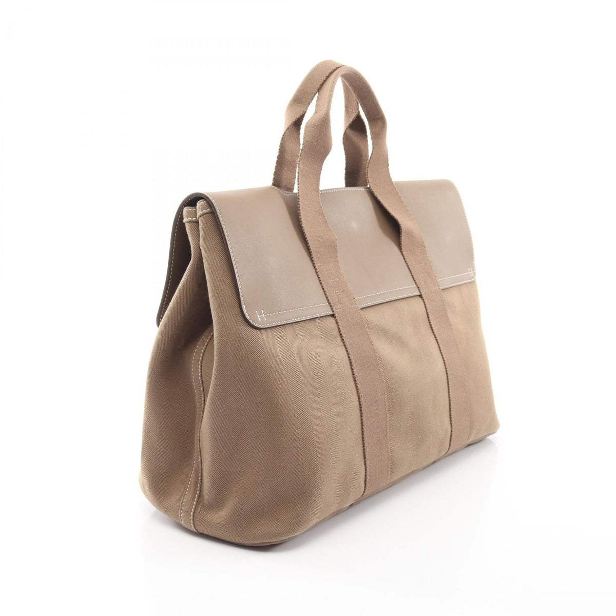 HERMES Valparaiso MM Etoupe Grey Handbag Gray Toile Chevrons Other Toilet Chevrons / Vogue 2101220141837