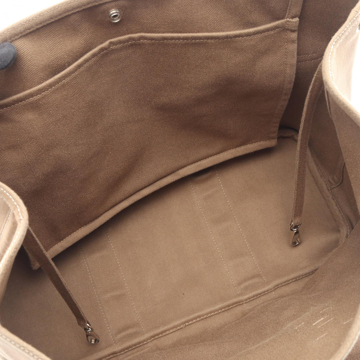 HERMES Valparaiso MM Etoupe Grey Handbag Gray Toile Chevrons Other Toilet Chevrons / Vogue 2101220141837