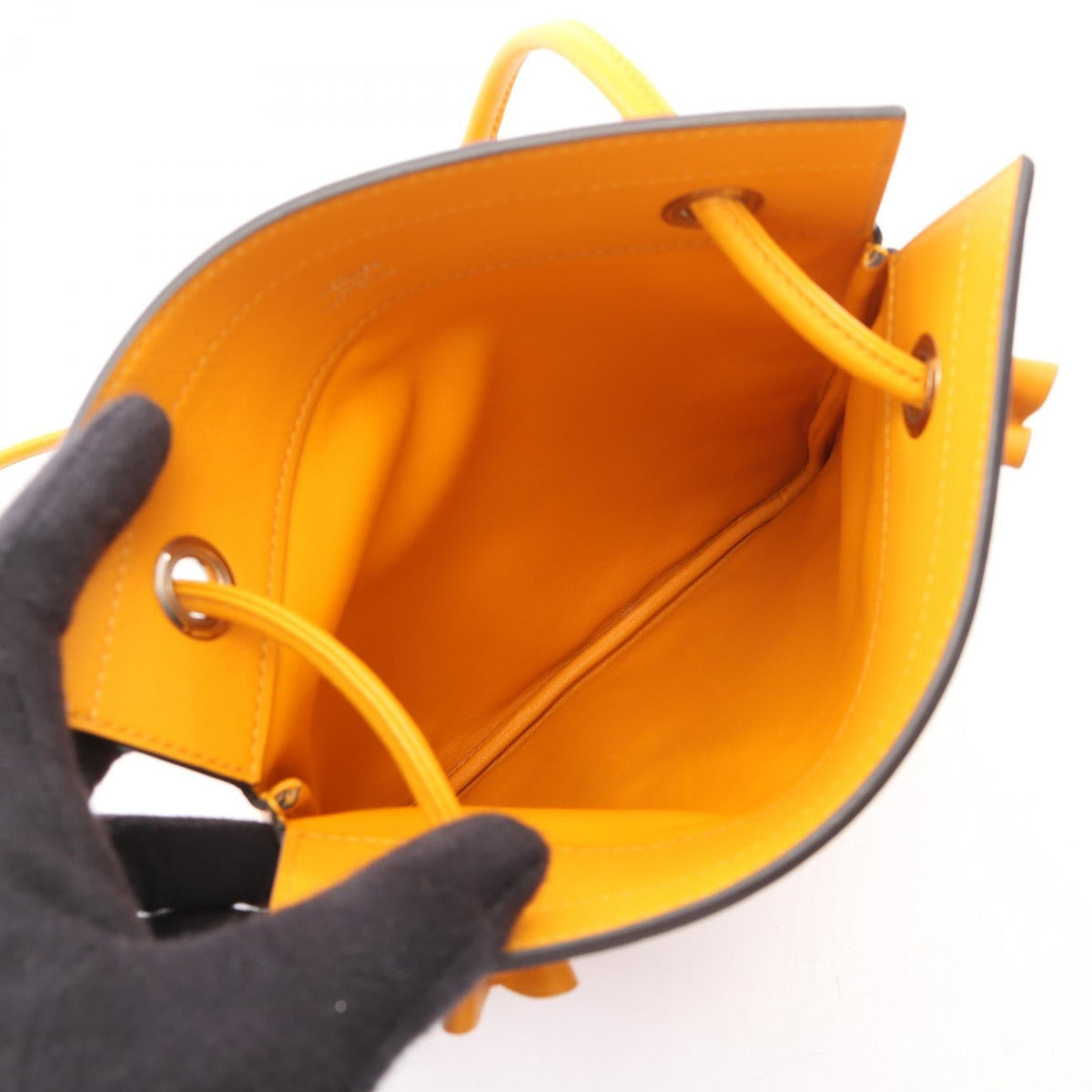 HERMES Sac Aline Mini Shoulder BagMoutarde Moutarde Orange Vaux Swift leather leather Vaux Swift leather 2101220141820