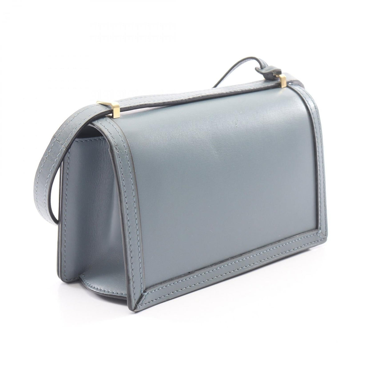 LOEWE Barcelona Shoulder Bag Blue leather 2101220141158
