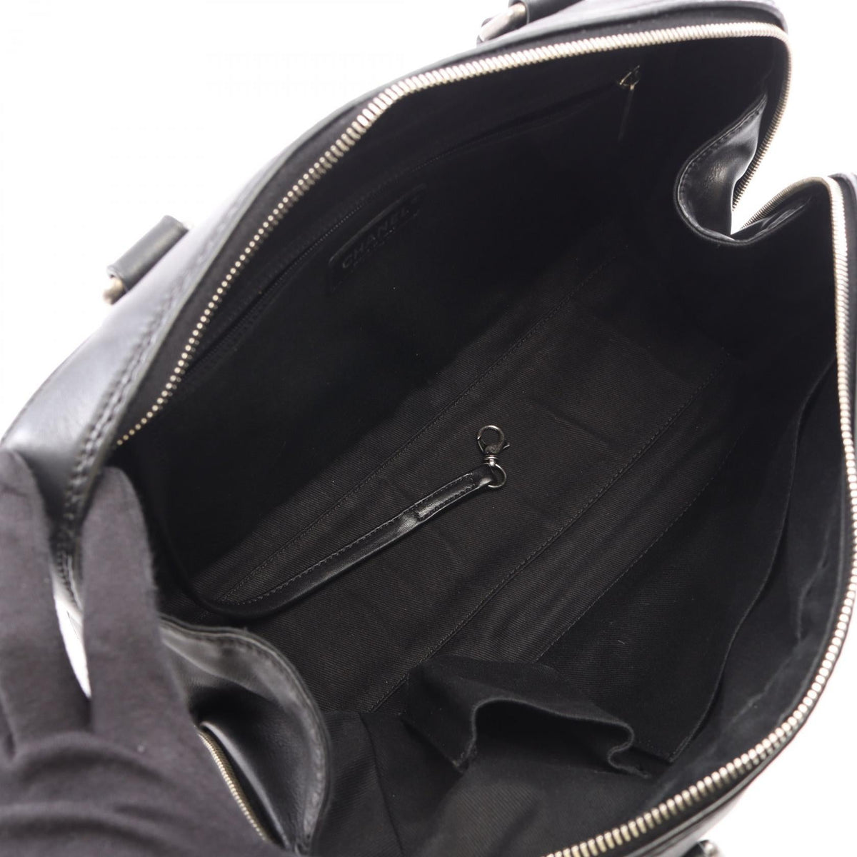 CHANEL Black Wild stitch leather 2101220140489