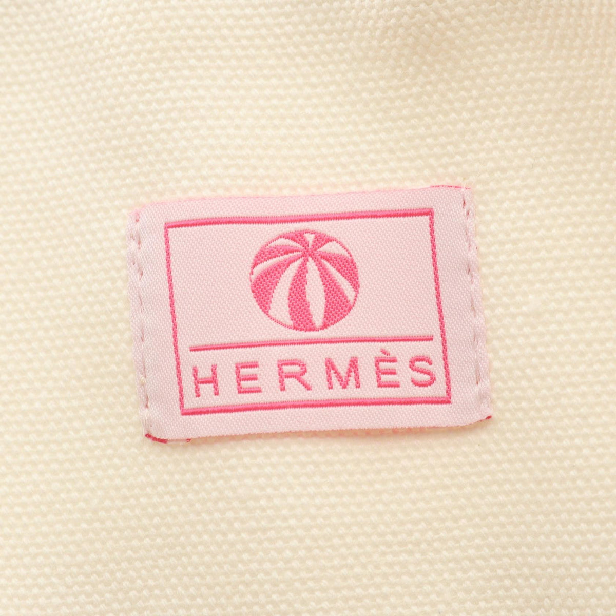 HERMES Circus Mother's Bag with Pouch Tote BagWhite White White/Red/Multicolor canvas 2101220117924