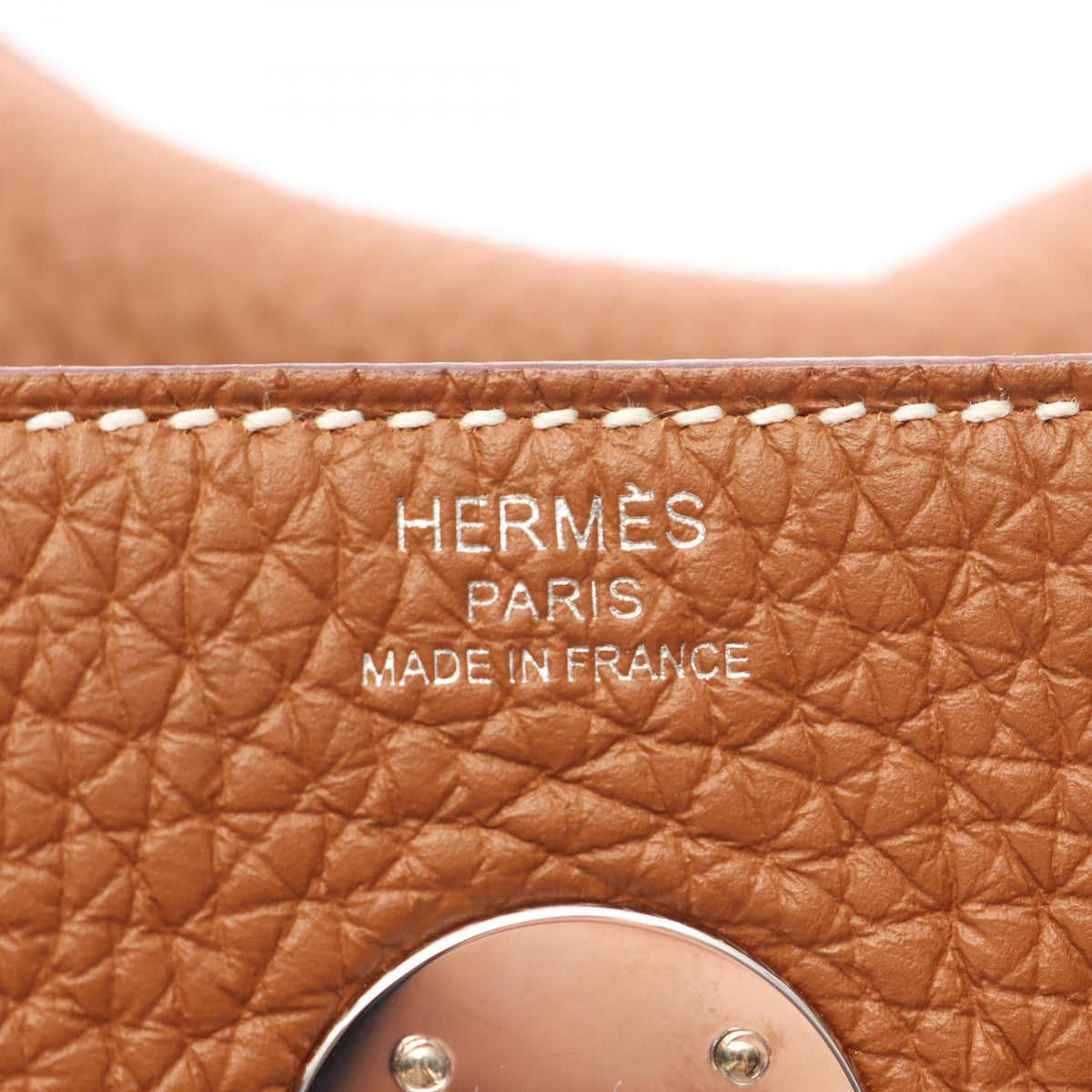 HERMES Lindy 26 Gold Shoulder Bag Brown Taurillon Clemence Other Taurillon Clemence 2101220115852