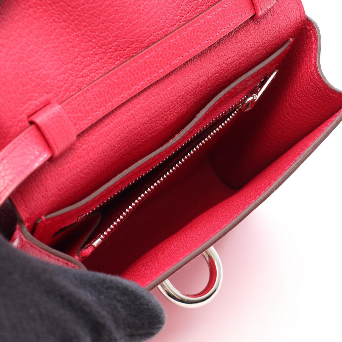 HERMES Chaine dancre To-Go Compact Rose extreme Shoulder BagPink Pink Pink Chevre Other Chevre 2107601176979