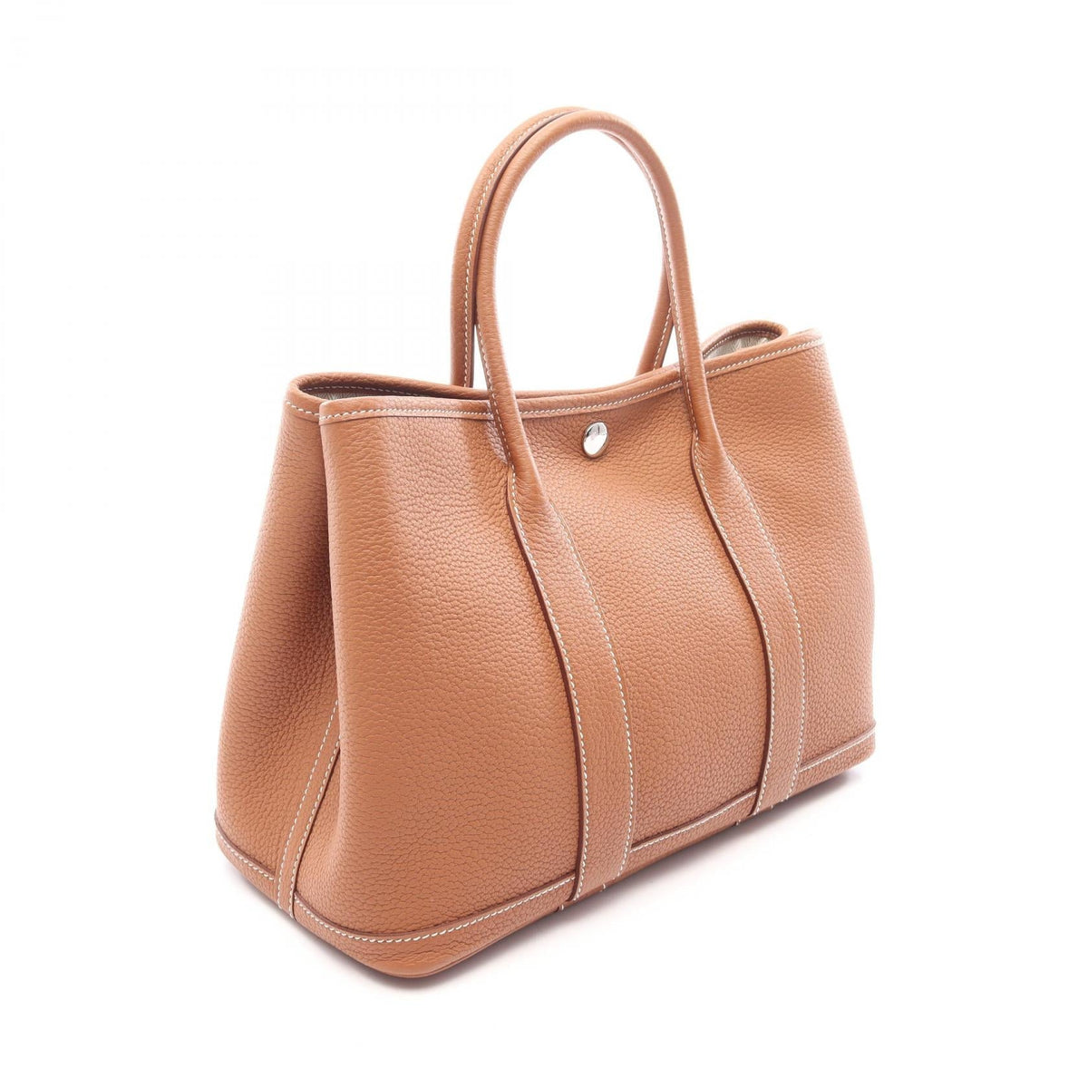 HERMES Garden party TPM Tote BagGold Gold Brown Negonda leather leather Negonda leather 2106800640878