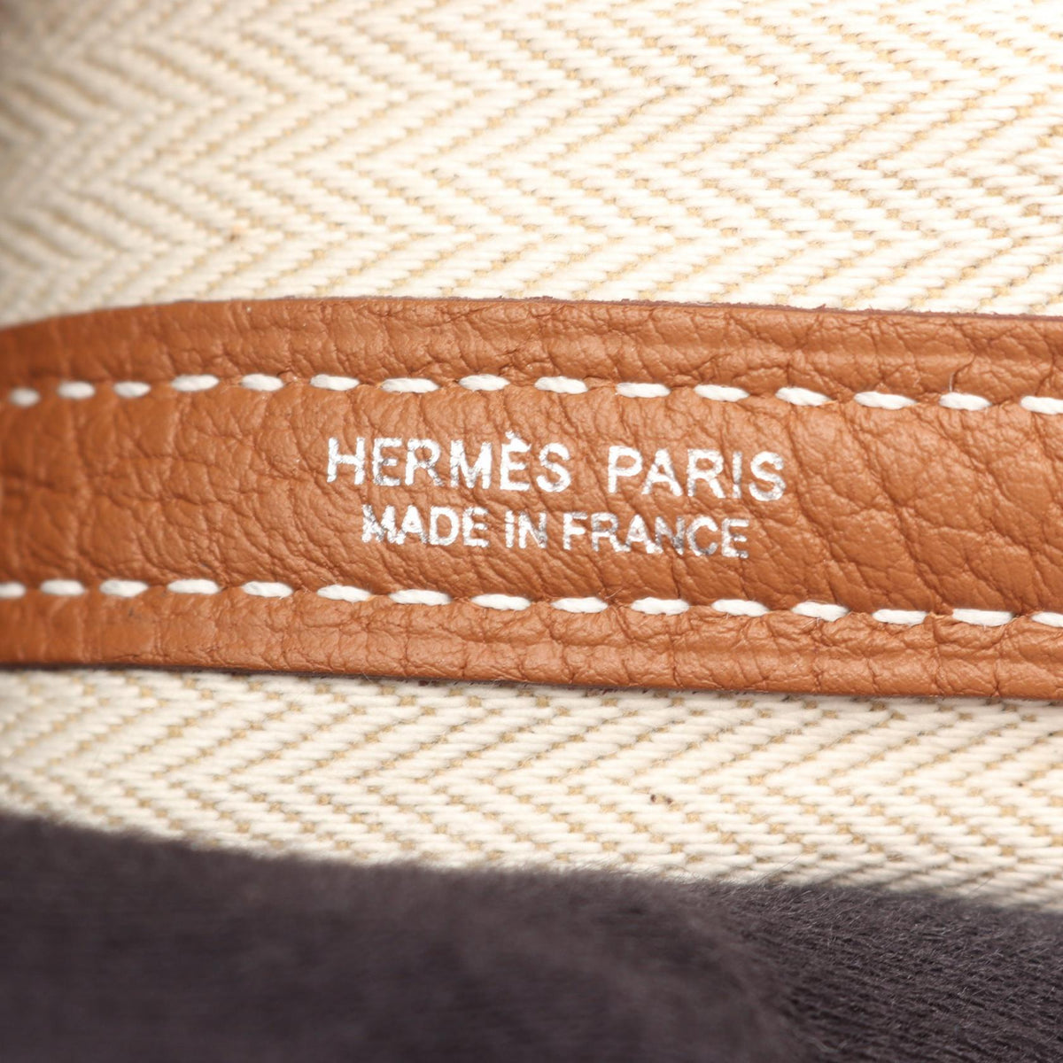 HERMES Garden party TPM Tote BagGold Gold Brown Negonda leather leather Negonda leather 2106800640878