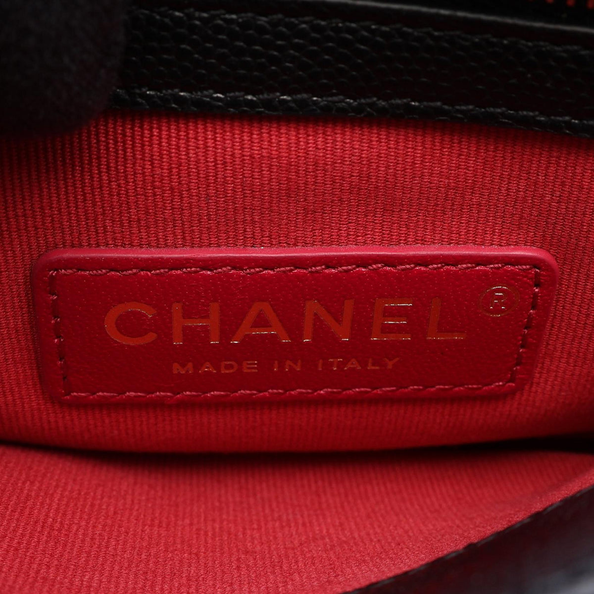 CHANEL Black Matelasse Grained Calfskin leather AS2823 2106800644074