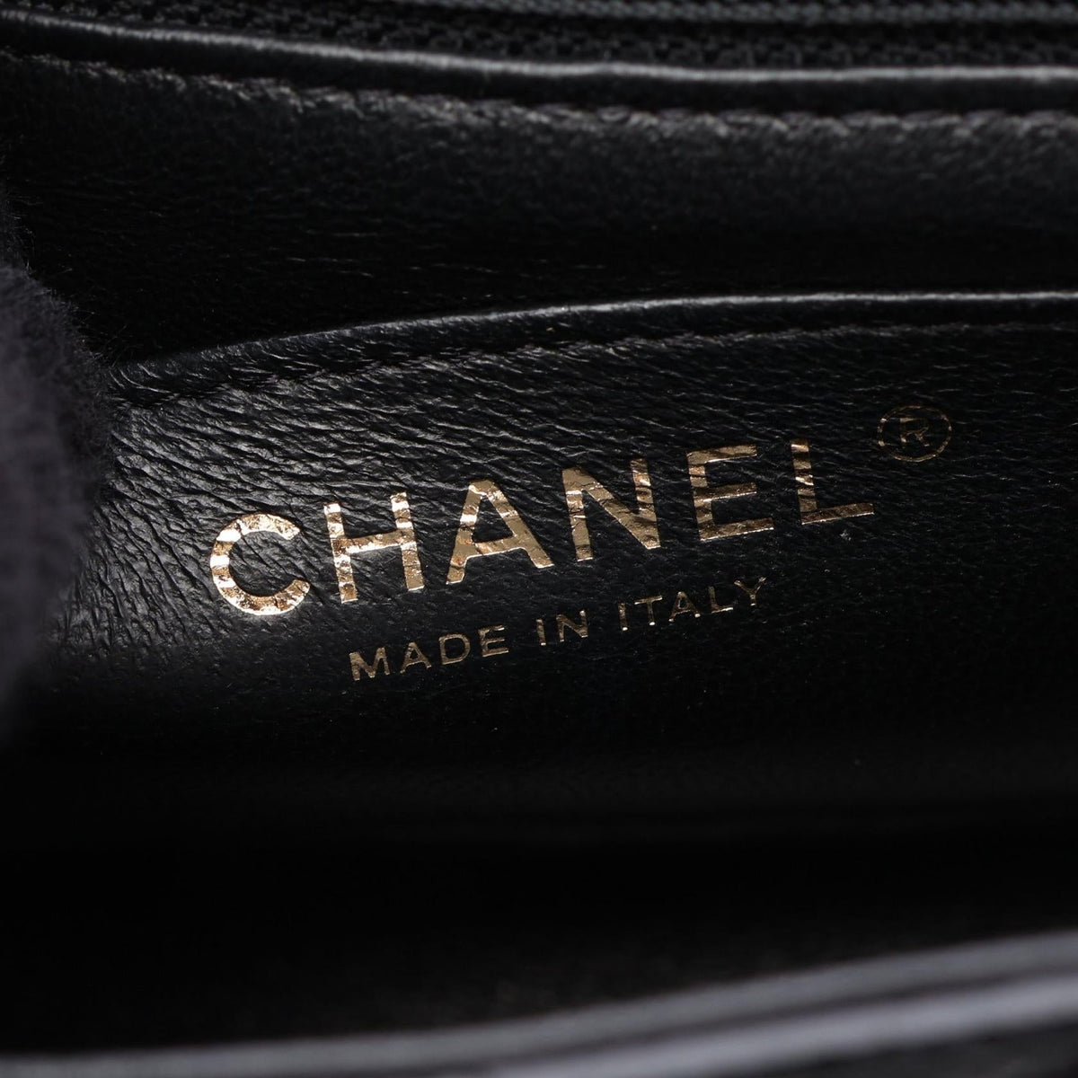 CHANEL Black Mini Matelasse Grained Calfskin leather A35200 2106800644104