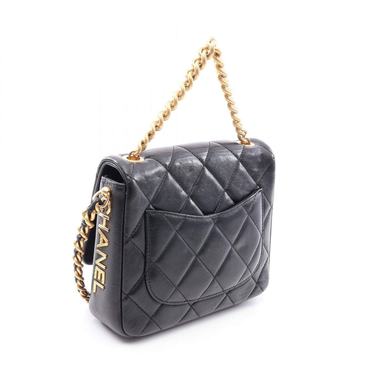 CHANEL Black Matelasse 2WAY Lambskin (sheep leather) AS2734 2106800644159