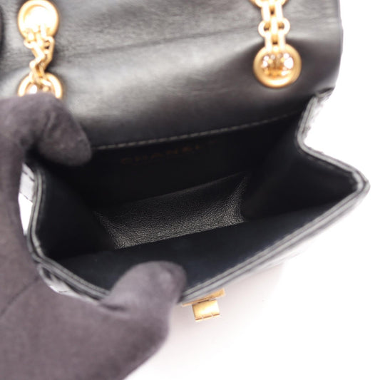 CHANEL Black 2.55 Matelasse Calfskin (cowhide) AS1961 2106800644371