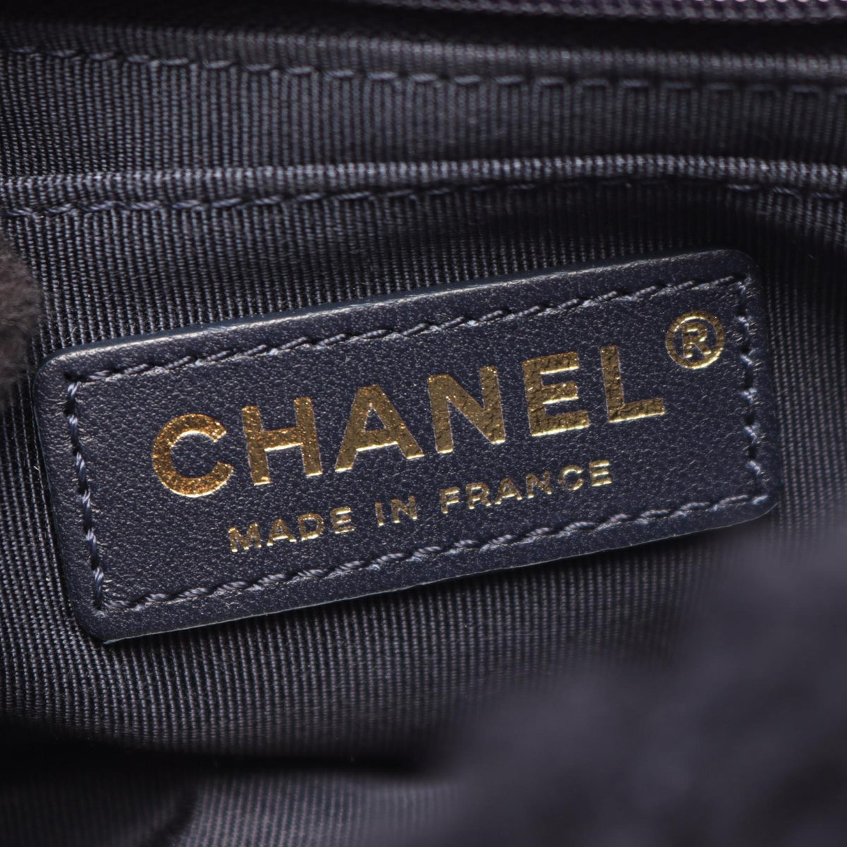 CHANEL Navy/Purple Mini Matelasse Fabric Bore AS1934 2106800644715