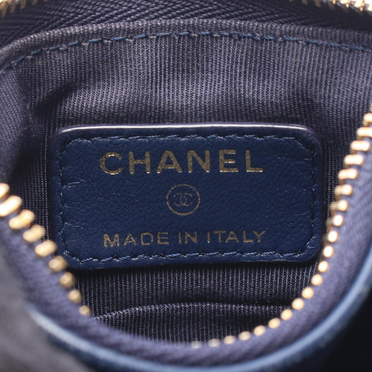CHANEL Navy Matelasse phone case Lambskin (sheep leather) AP1191 2106800644876