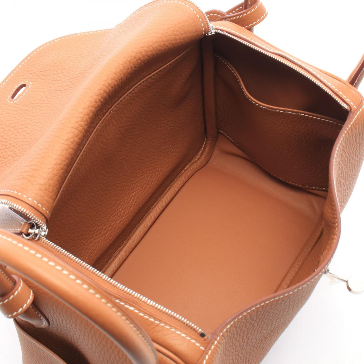 HERMES Lindy 26 Shoulder BagGold Gold Brown Taurillon Clemence leather Taurillon Clemence 2106800644012