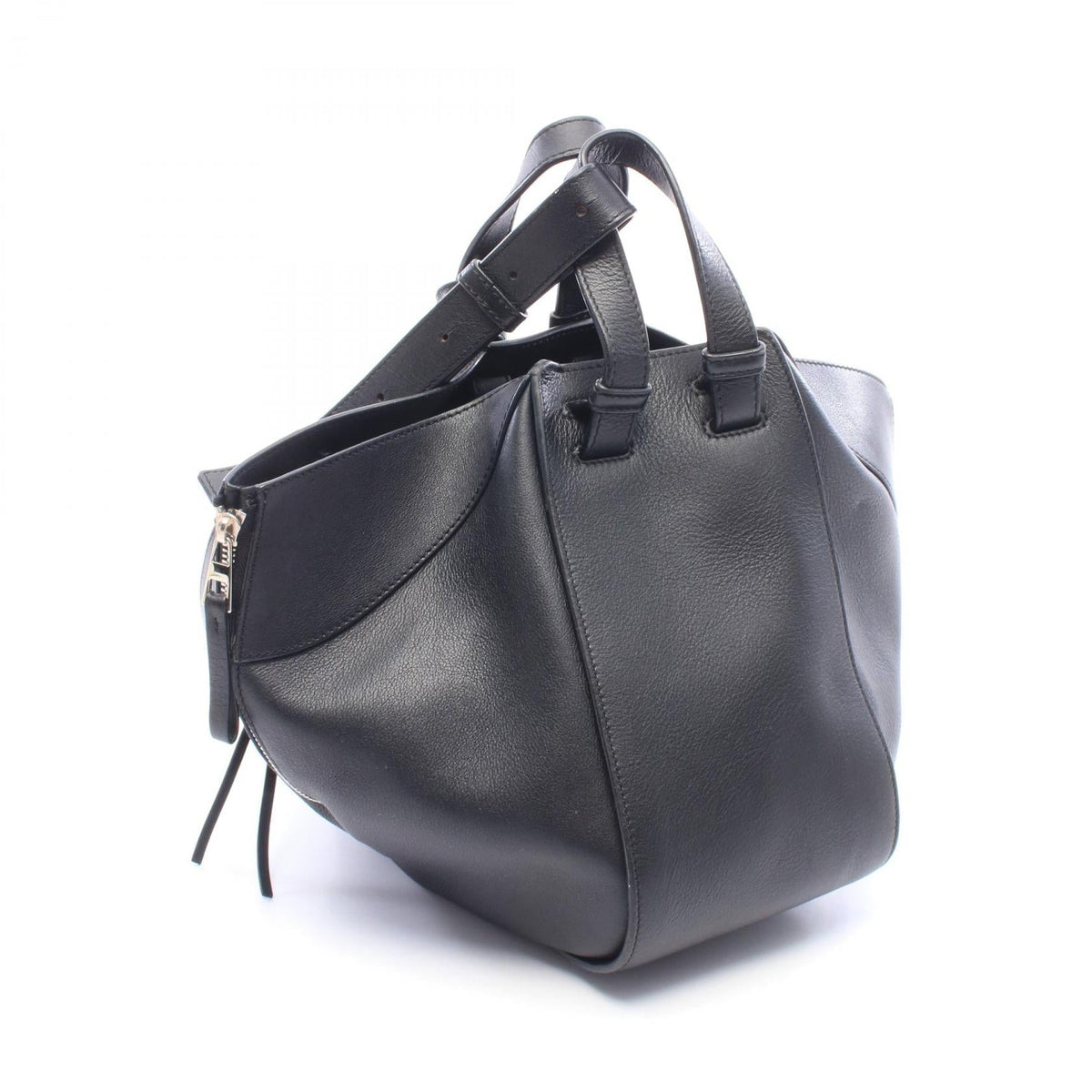 LOEWE Hammock bag small Handbag Black leather 2101220157579