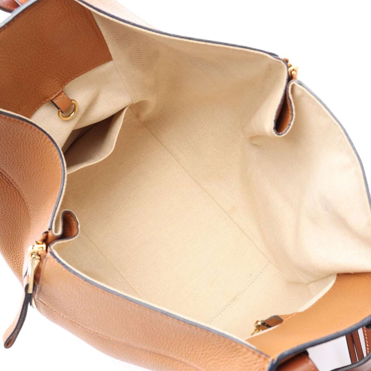 LOEWE Hammock Bag Small 2-Way Handbag Brown leather 2101220157609