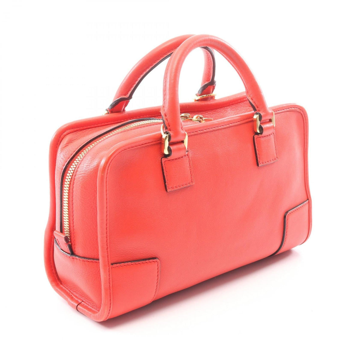 LOEWE Amazona 23 2WAY Handbag Red leather 2101220147815