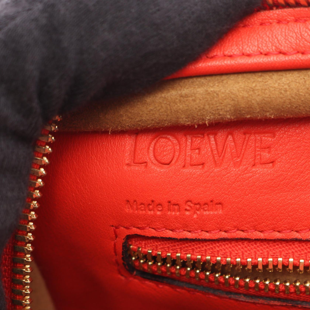 LOEWE Amazona 23 2WAY Handbag Red leather 2101220147815