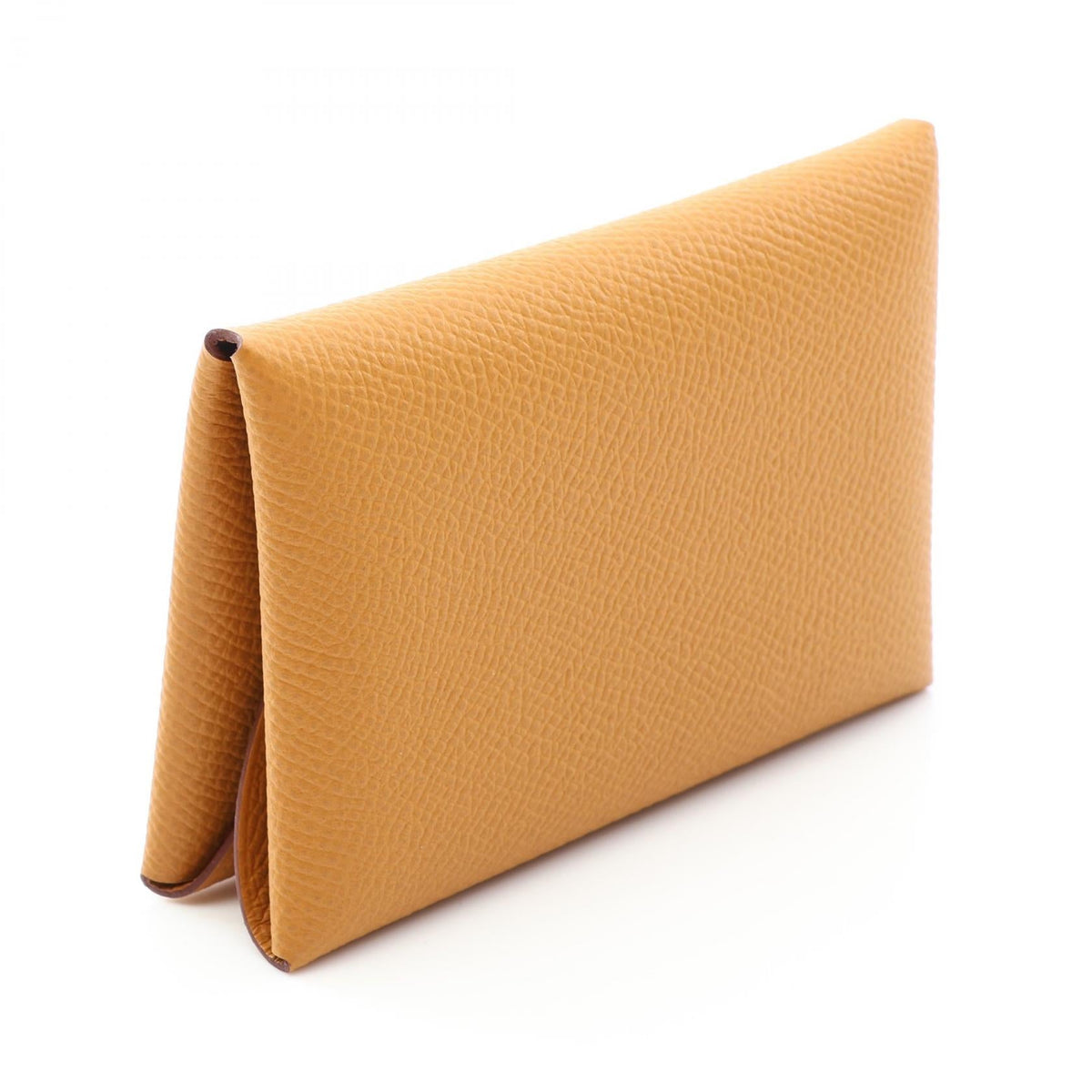 HERMES Calvi Duo Sesame coin purse Brown Epsom Other Epsom 2100301255906