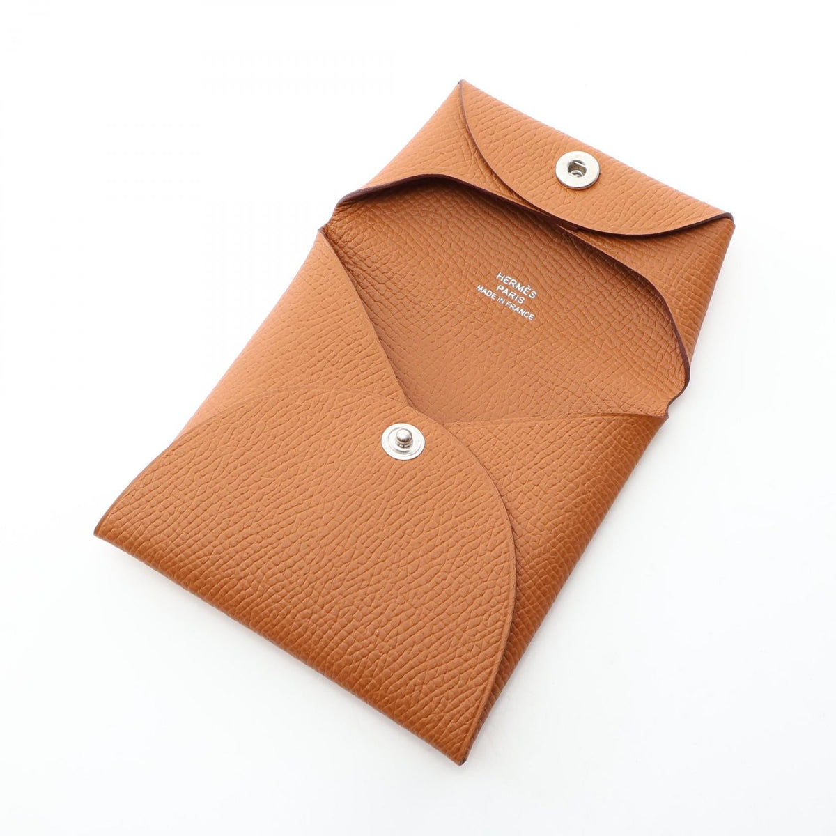 HERMES Bastia Gold coin purse Brown Epsom Other Epsom 2100301255890