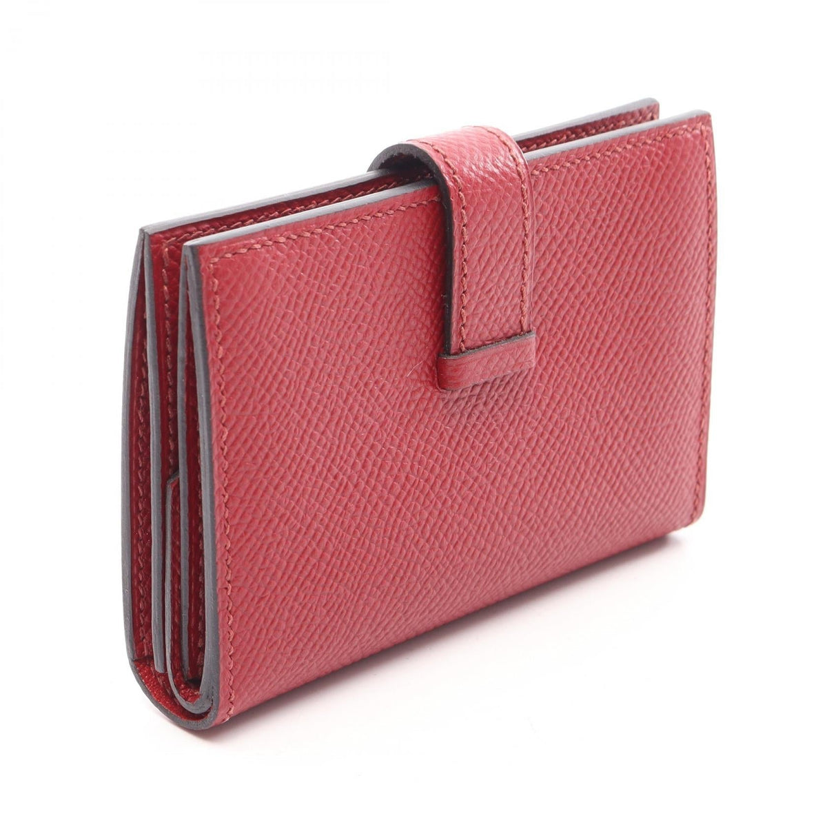 HERMES Bearn Mini Rouge grenat Card Case Red Epsom Other Epsom 2120900136581