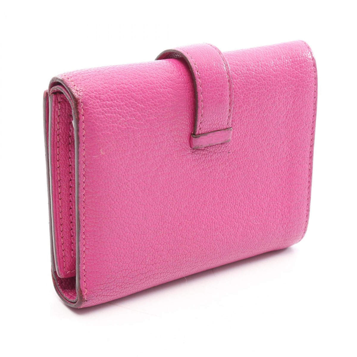 HERMES Bearn Combination Magnolia Tri-fold wallet Pink Chevre Other Chevre 2104102535298