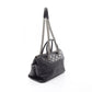 CHANEL Black Matelasse Antique Silver Hardware 2-Way Bag leather 2101220136383