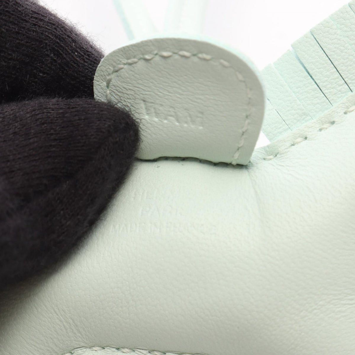 HERMES Rodeo PM Vert Peppermint charm Green Agneau milo Other Agneau milo / Swift leather 2101220136451